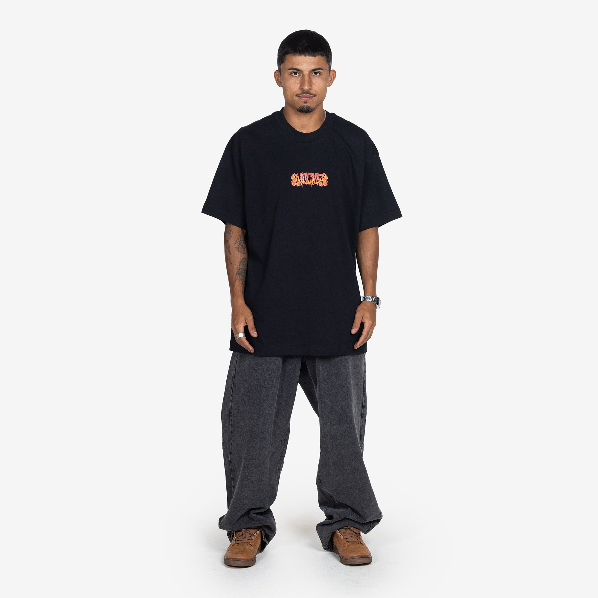Camiseta Oversized Hocks Calor - Preta