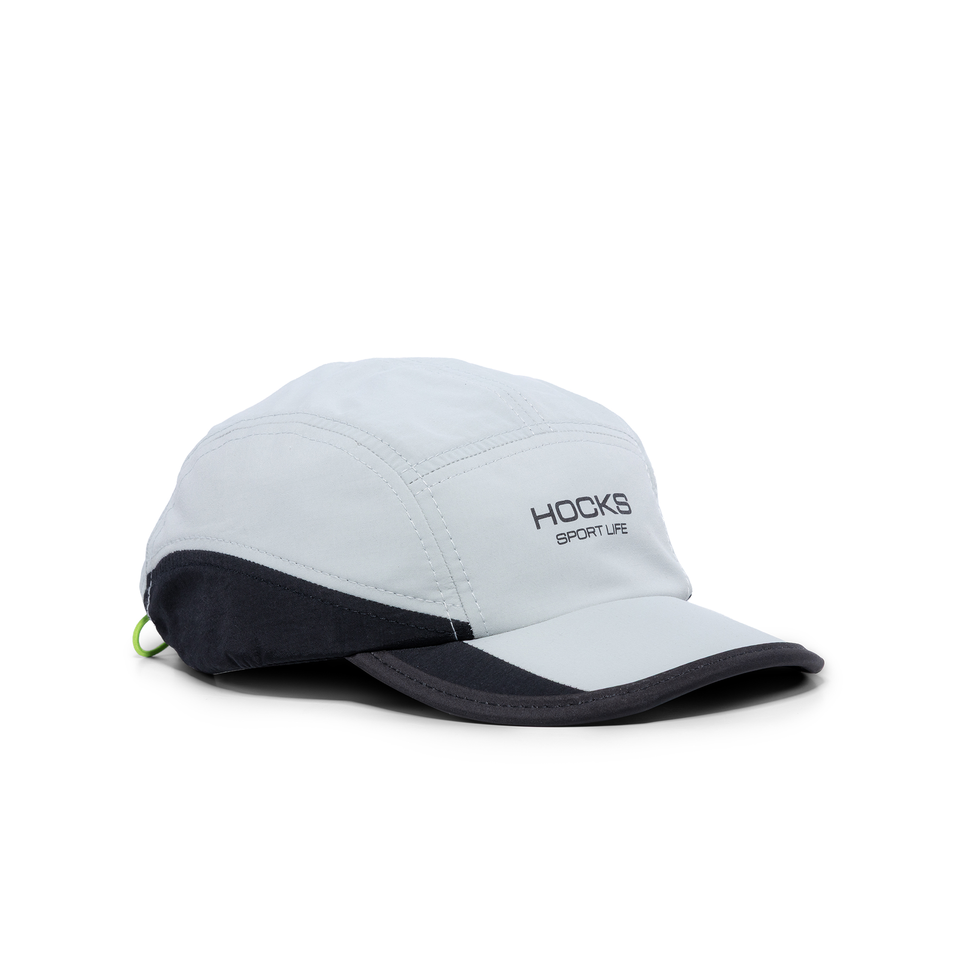Boné 5 Panel Hocks Sport Life - Cinza/Preto