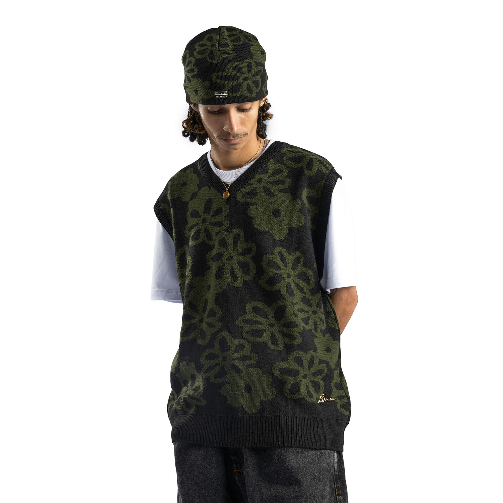 Colete Hocks Atlantis Janda - Preto/verde