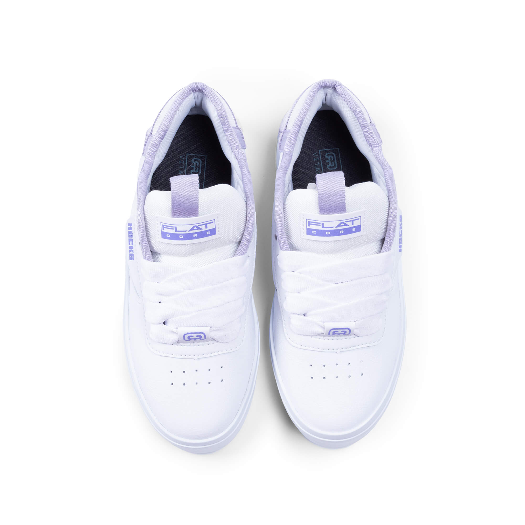 Tênis Hocks Flat Core - Branco Lilac