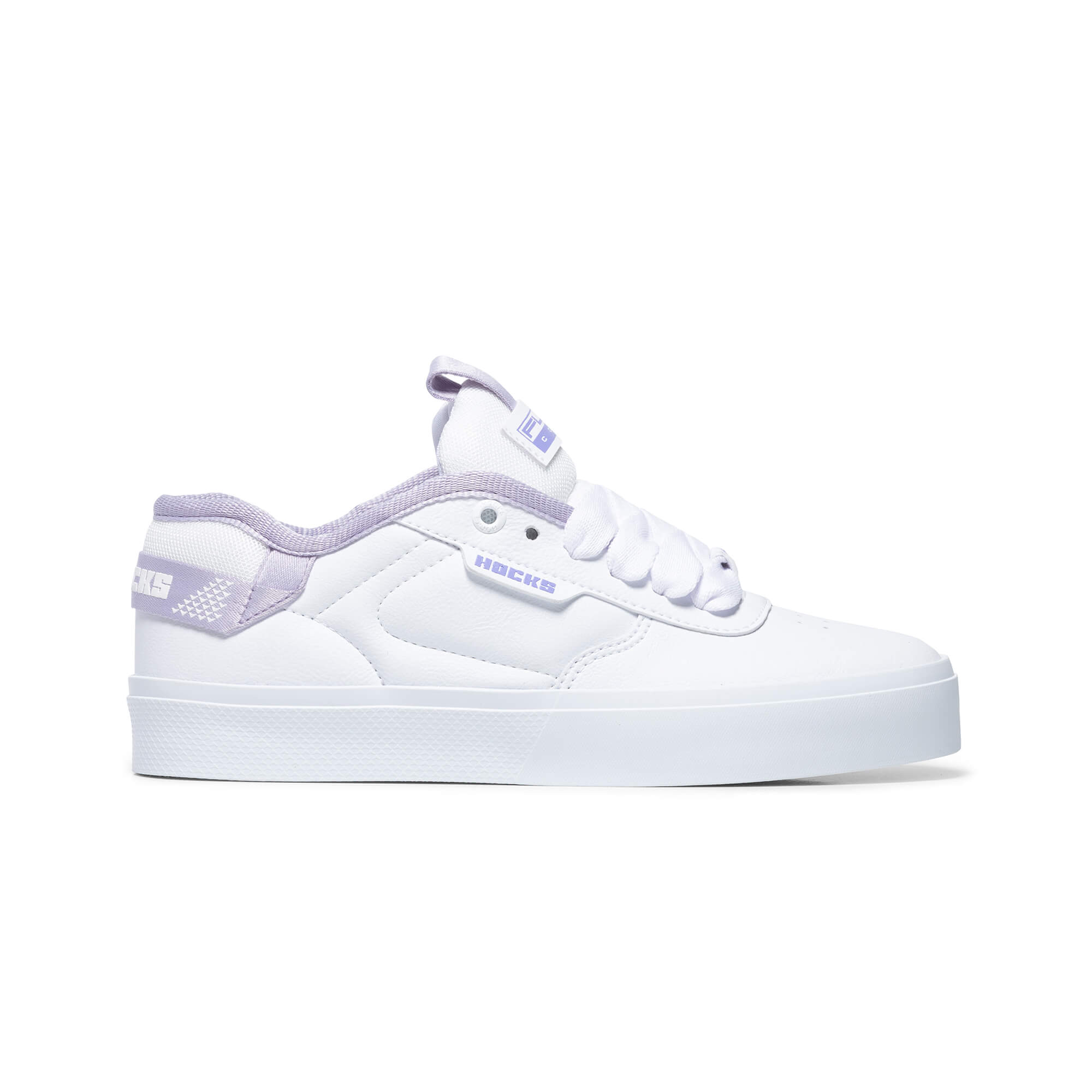 thn Tênis Hocks Flat Core - Branco Lilac